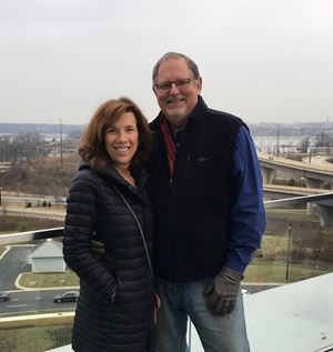Judy Crane y su esposo