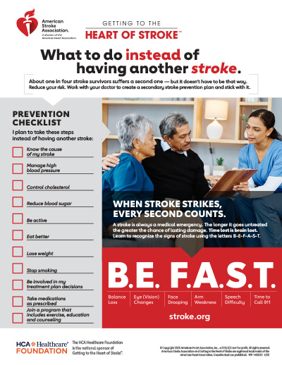 What to do instead of having another stroke prevention checklist thumbnail